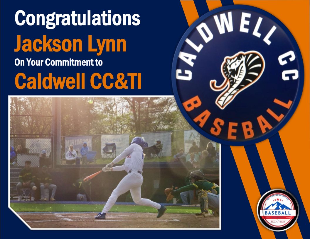 Congratulations <a href="/jacksonlynn101/">Jackson Lynn</a> of <a href="/WESTHHSBASEBALL/">West Henderson Baseball</a> on Your Commitment to <a href="/CaldwellCCBase1/">Caldwell Community College  Baseball</a> 

Jackson is one of the best athletes in WNC! He can bench a house, has the fastest 60 yd dash time in <a href="/BBUniversityWNC/">Baseball University of the Blue Ridge</a> history, and he has a ton of grit from his football experience