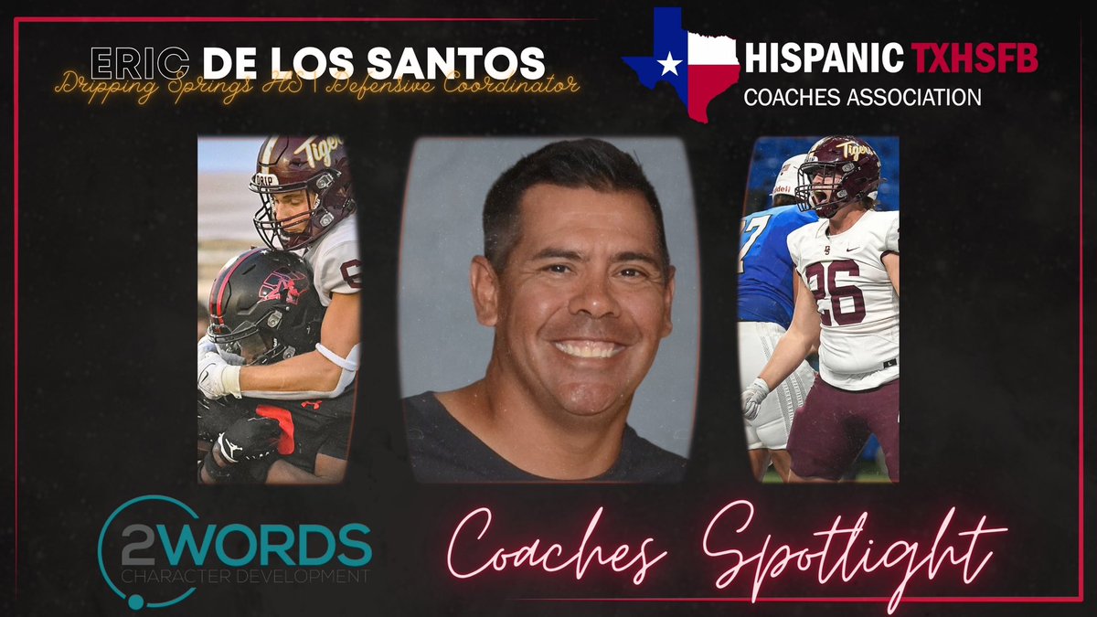 HTXHSFBCA’s Weekly Spotlight presented by @2Wordstv introduces this week’s featured coach, Eric De Los Santos! @delossae17 has been a big part of @DripFB’s recent success! Visit us at hthsfbca.com/2024-weekly-sp… to learn more about this week’s selection!