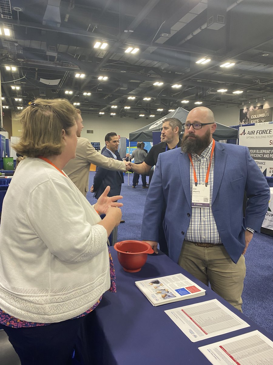 OHFacilities's tweet image. We loved the turnout at our booth Thursday at the @OASBO Annual Conference &amp;amp; Expo. Thanks to everyone who stopped by and learned about our impact on Ohio communities! #OhioSchools #SchoolConstruction