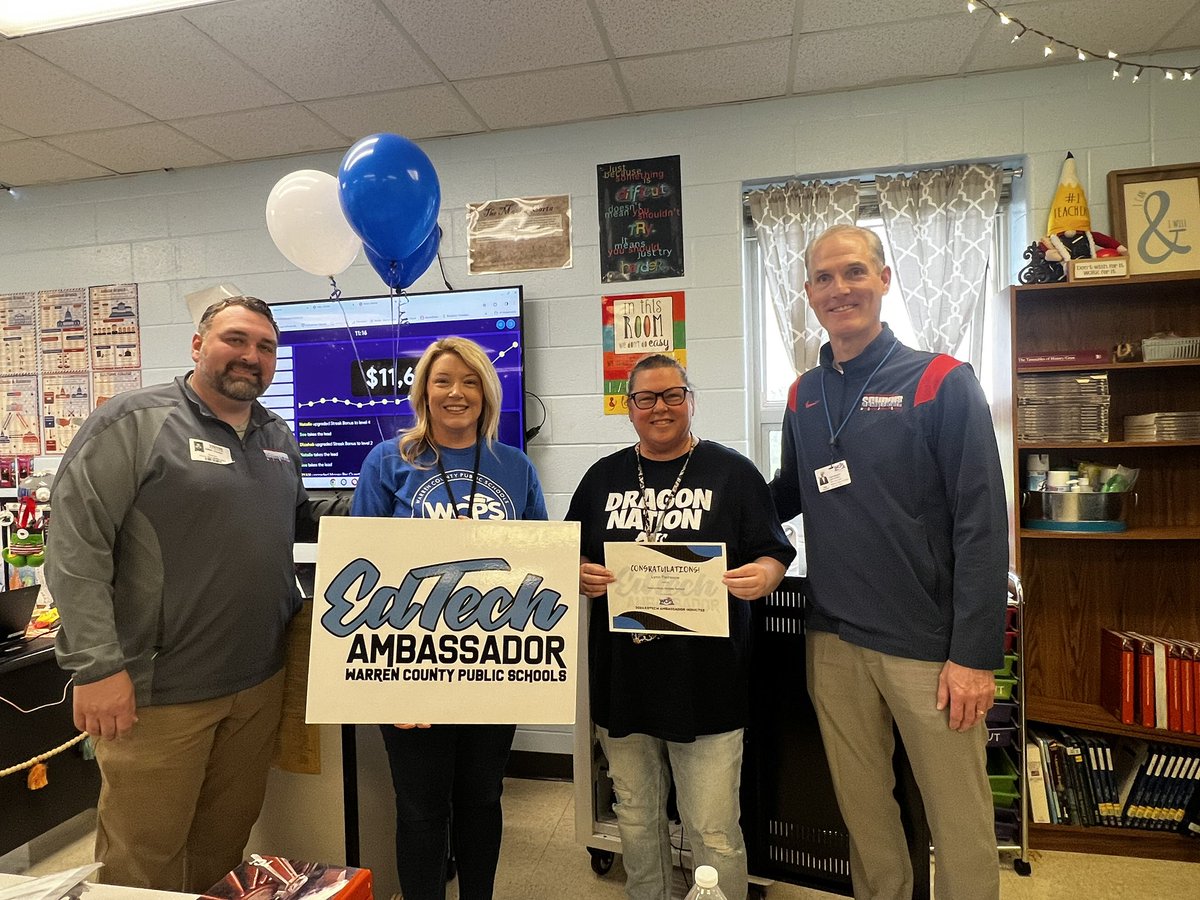 wcpstech's tweet photo. Congrats to @HenryMossMiddle Lynn Tarrance for being selected as a 24-25 @wcpstech EdTech Ambassador! #wcpsETA @WarrenCoSchools https://t.co/epCT4j0Iuy