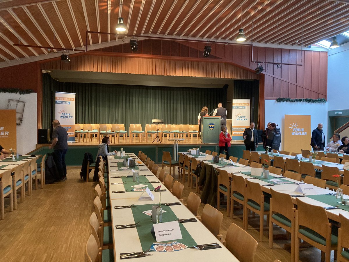 FW_UweZwick's tweet photo. Ich freu mich heute Abend auf den starken Anstrich mit Hubert Aiwanger dem freie Wähler Vorsitzenden in Sulzberg im Oberallgäu. Das wird sicher eine zünftige Veranstaltung. https://t.co/hEsVIdL5Tg