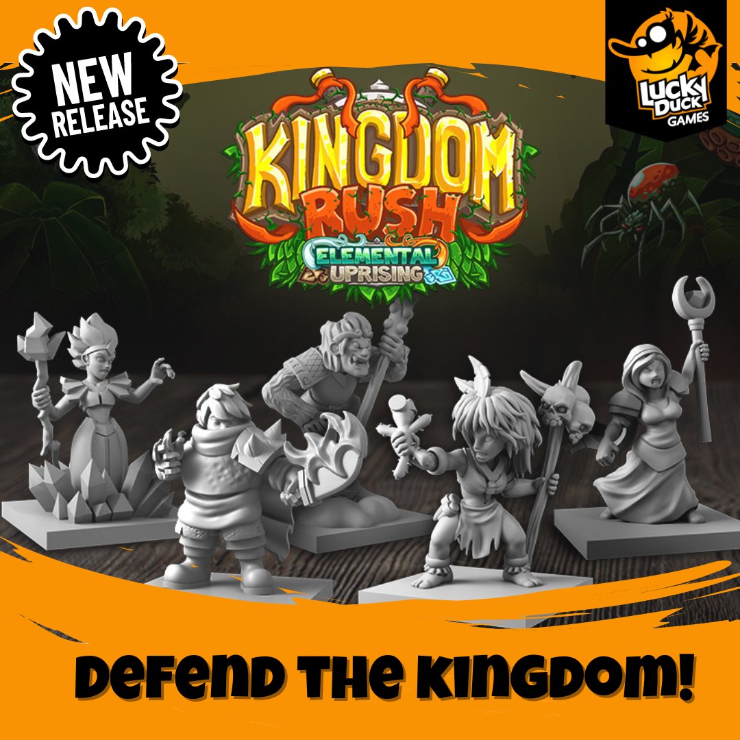 Heroes of the realm, we are under siege once more! It is as if the very forces of nature are rising up against us. We must defend the realm! Check out Kingdom Rush: Elemental Uprising from @luckyduckgames i.mtr.cool/zwudgkneih (AD)