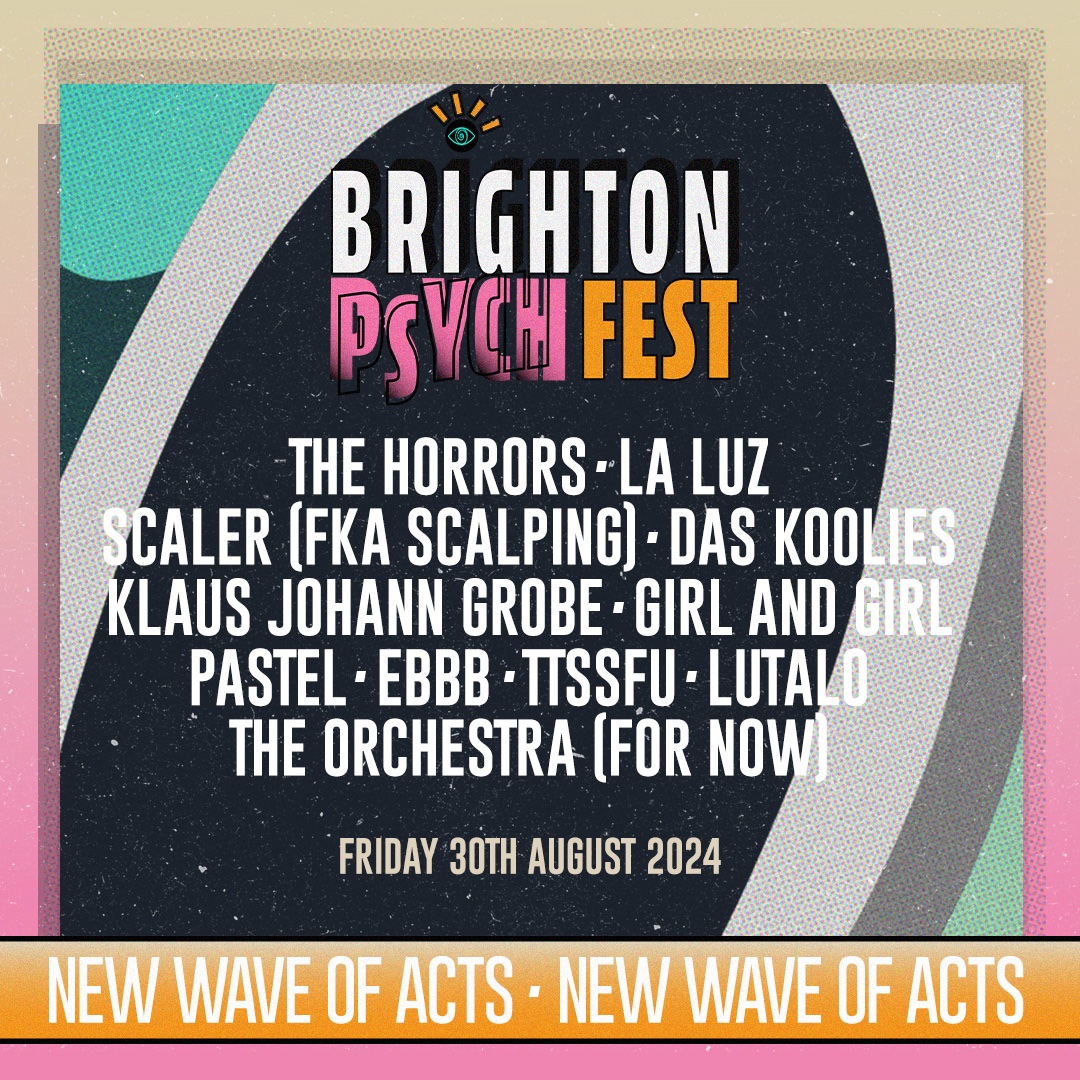 Whooopppp Brighton psych festival 🌈