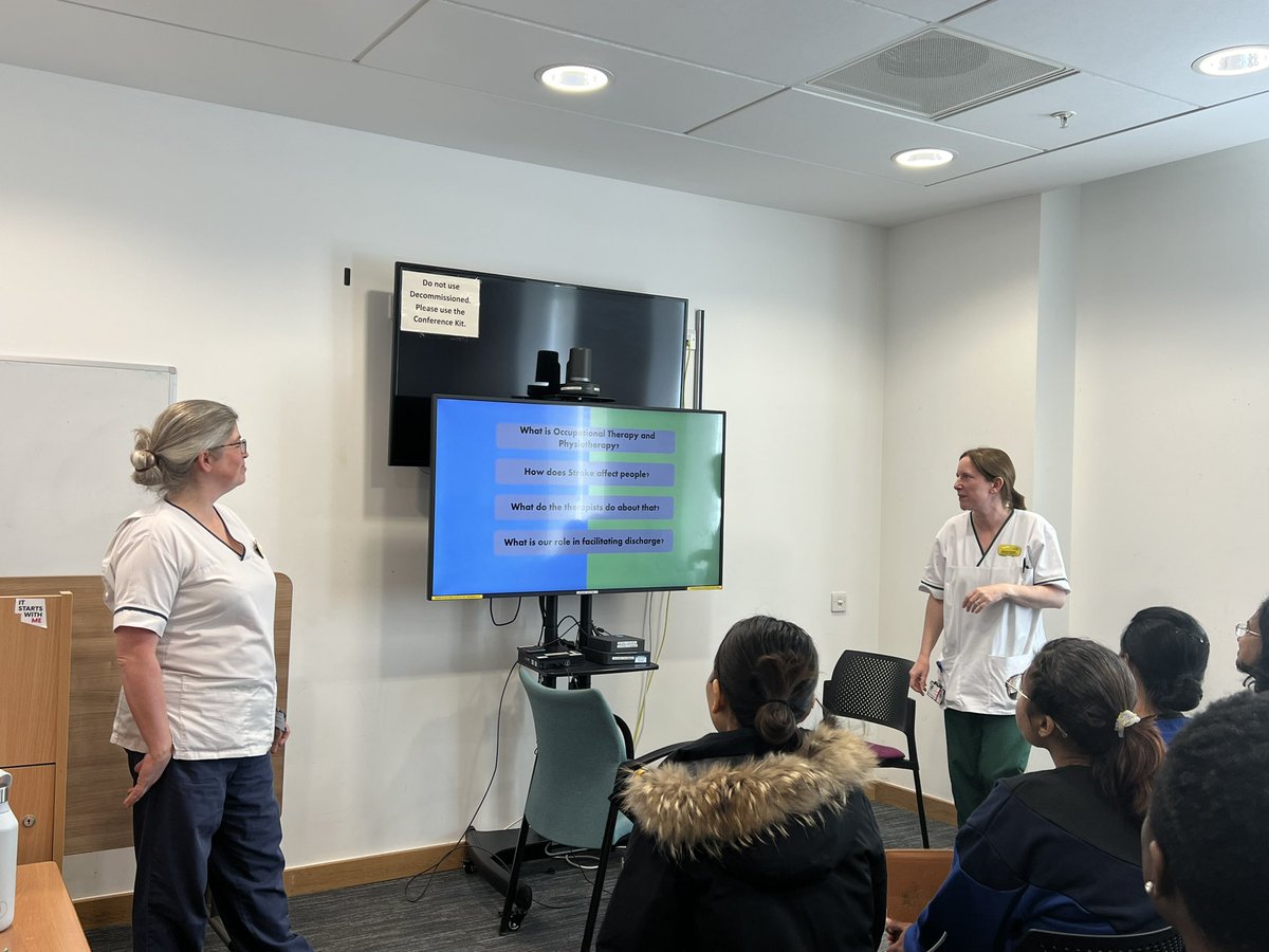 Had another great Stroke Study Day for nurses in Gate 34, Sirona, ICSS and UWE students. Huge THANK YOU to our wonderful speakers 😍👍@NbTstroke @owenphotoboy @MichaelaMcKin @AmeliaG01733071 @PhysioNbt @nbt_dietitians #onenbt #nbtproud #nmskeducation