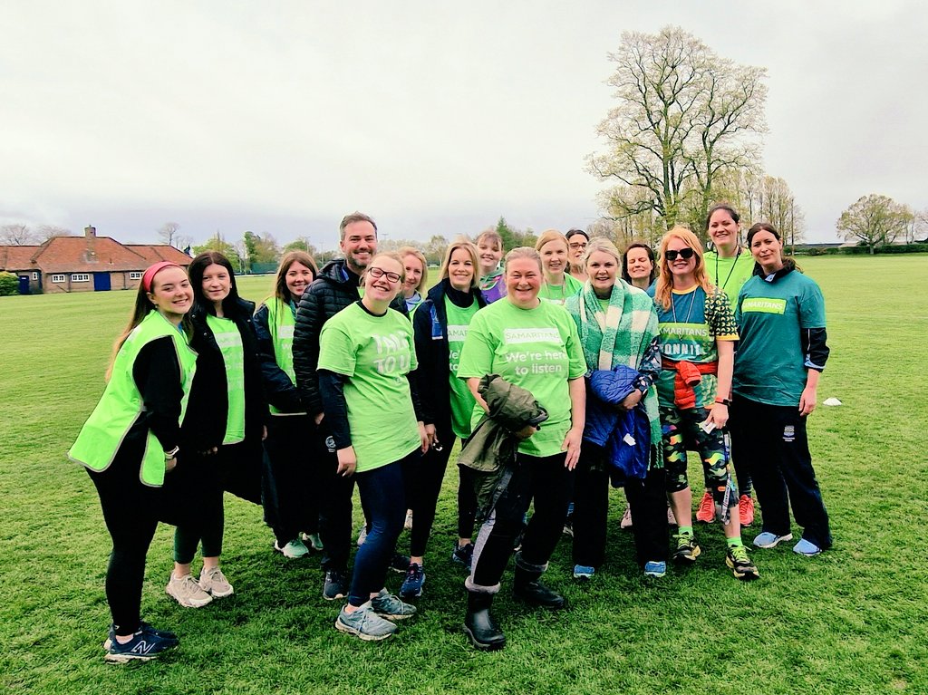My amazing friends at work today! <a href="/PockPrep/">Pocklington Prep</a> #PockRun <a href="/YorkSamaritans/">York Samaritans</a> #DreamTeam 🧡