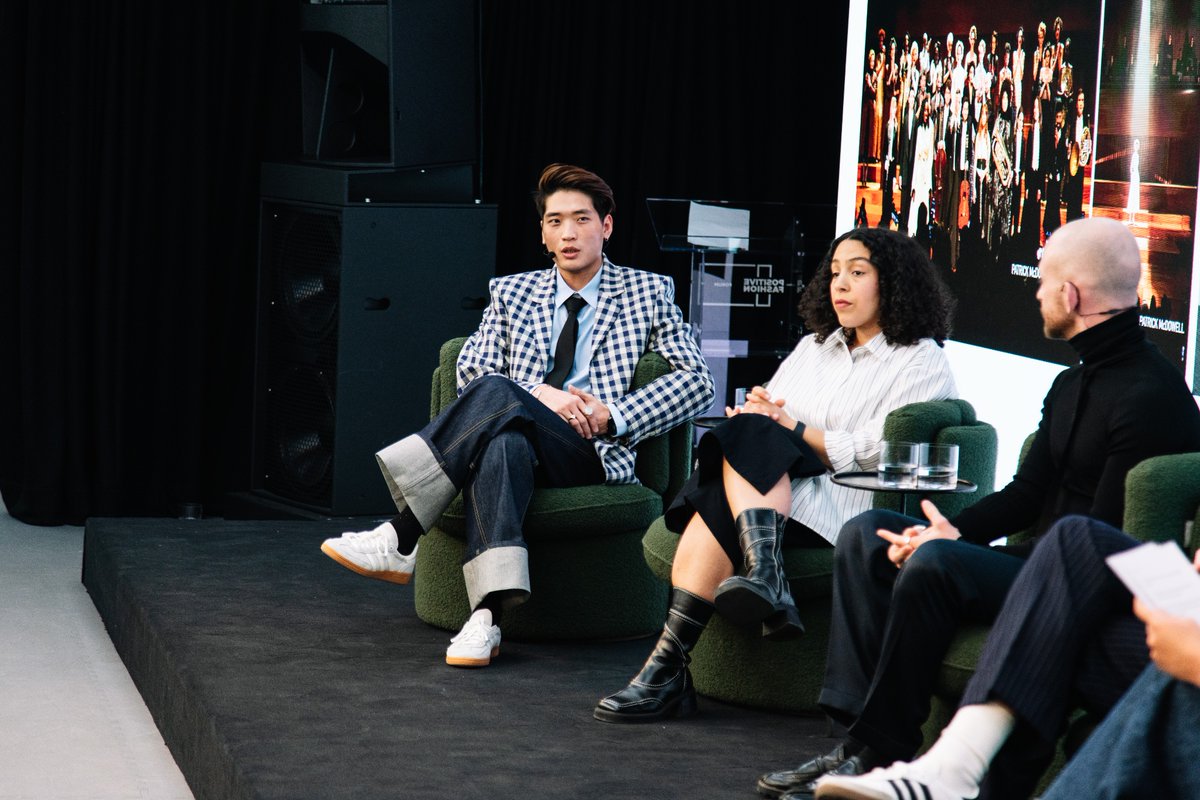 BFC's tweet photo. “Coming from an SME means we can be very agile and change pace quite quickly” - Fionn O’Sullivan, Junior Product Developer, Molly Goddard

IPF Forum is an action-oriented event designed to galvanise the British fashion industry to achieve a circular fashion ecosystem in the UK. https://t.co/gb6dVNMFey
