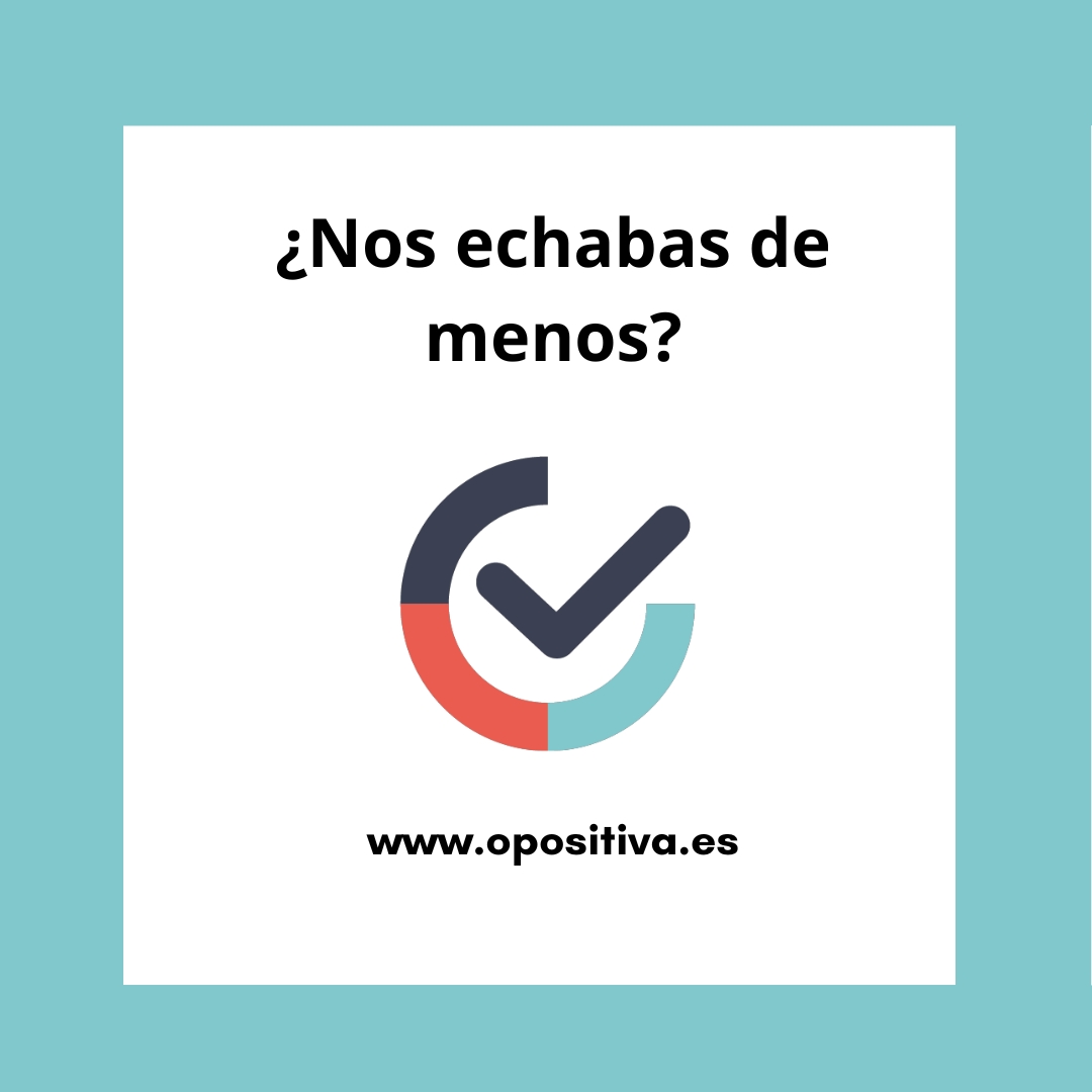 Por motivos personales hemos tenido que dejar de publicar contenido durante un tiempo, pero ya estamos de vuelta.
@opositiva_info #academiaoposiciones #oposicioneseducacionsecundaria #oposicioneseducacion #oposiciones2024 #eduación