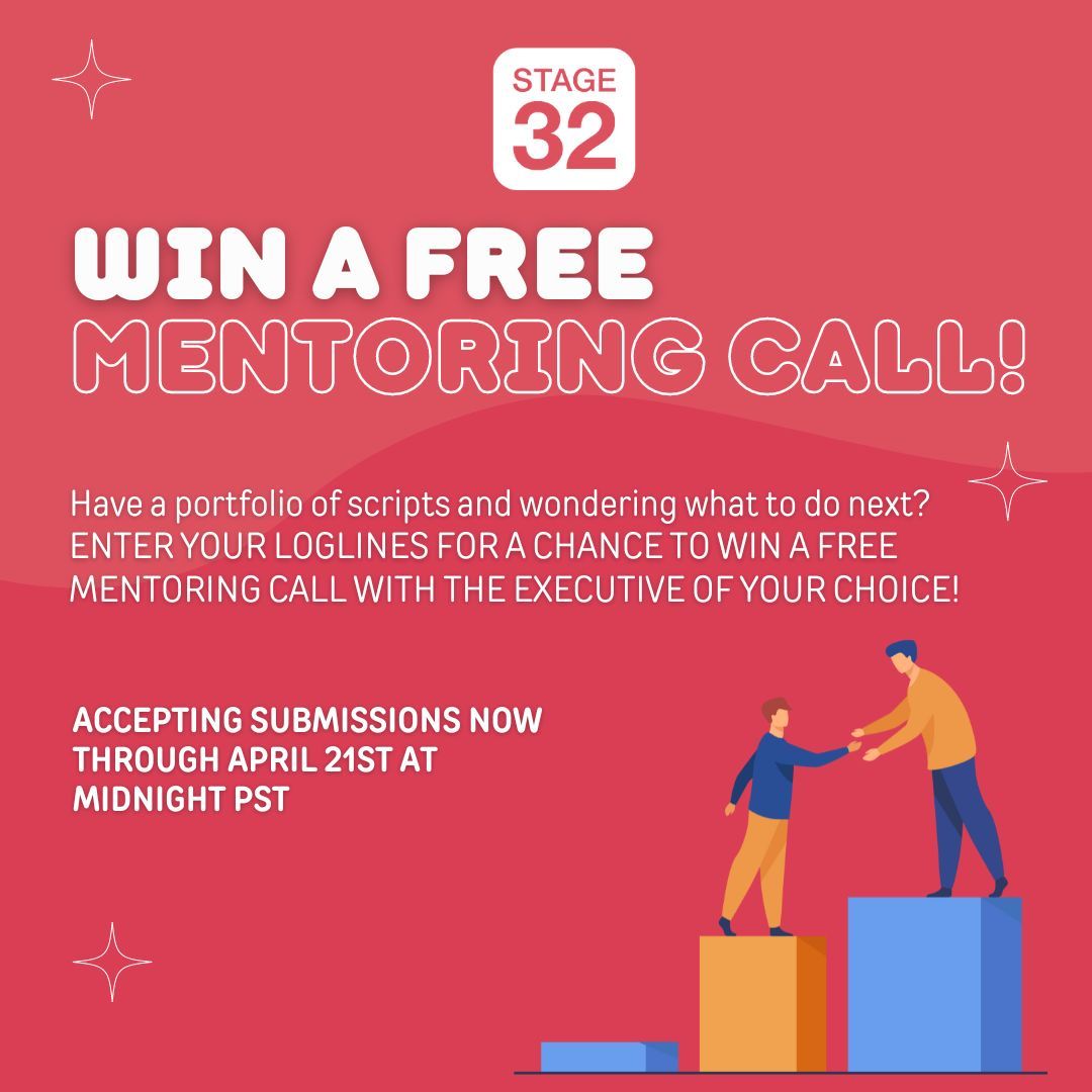 Stage32Scripts's tweet photo. Do you have three great scripts? Tell us about them and get a free entry to win a Career Mentoring Call with the industry professional of your choice! Just click here to enter >> https://t.co/7kTPqA7gLU
#screenwriting #screenwritingcontests #screenwritingtwitter #screenwriters https://t.co/ABX2tupKzm