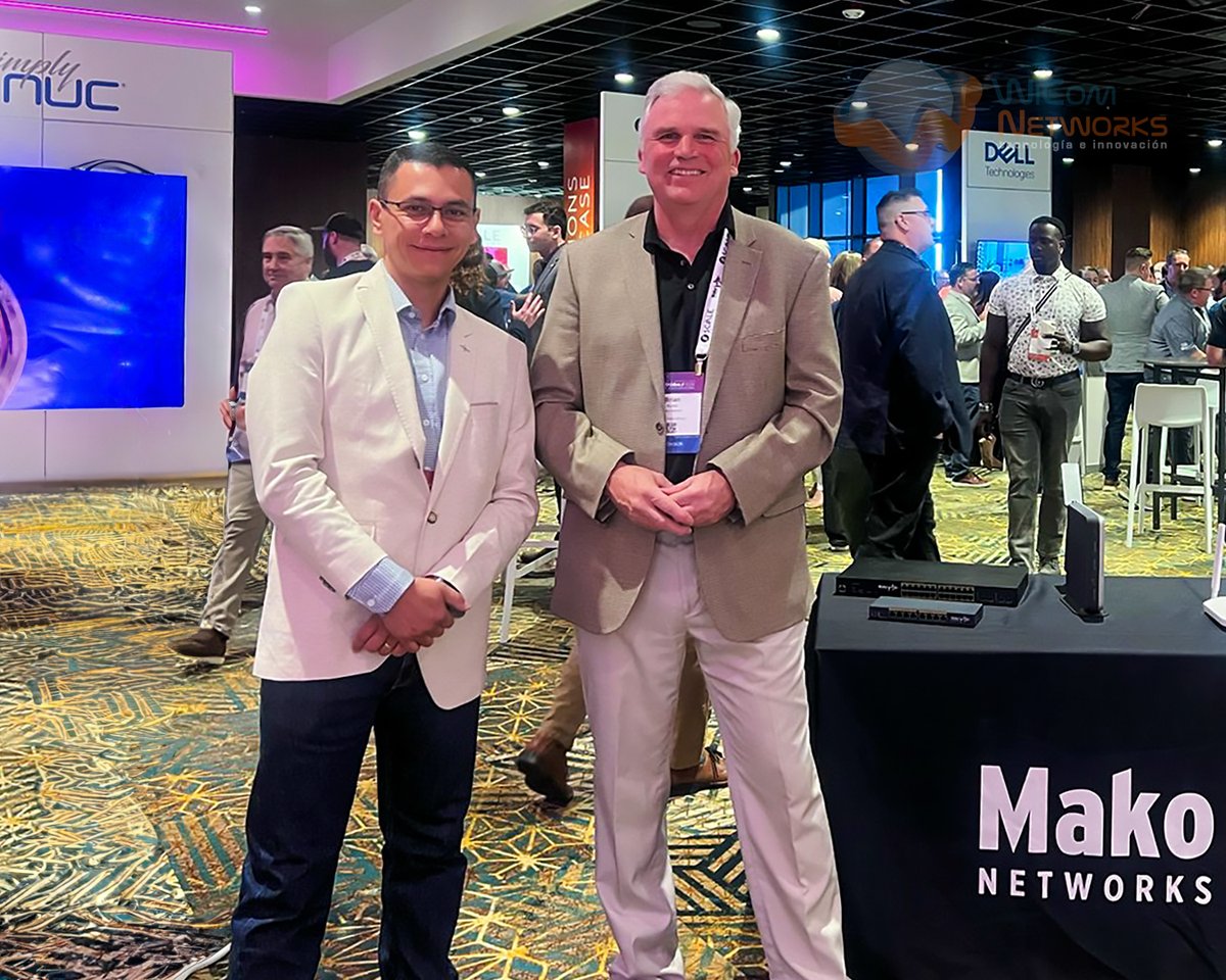 En la fotografía, el CEO de WiCom Networks junto al VP Sales de Mako Networks, en Platform 2024.

@MakoNetworks 
#scalecomputing
#platform2024