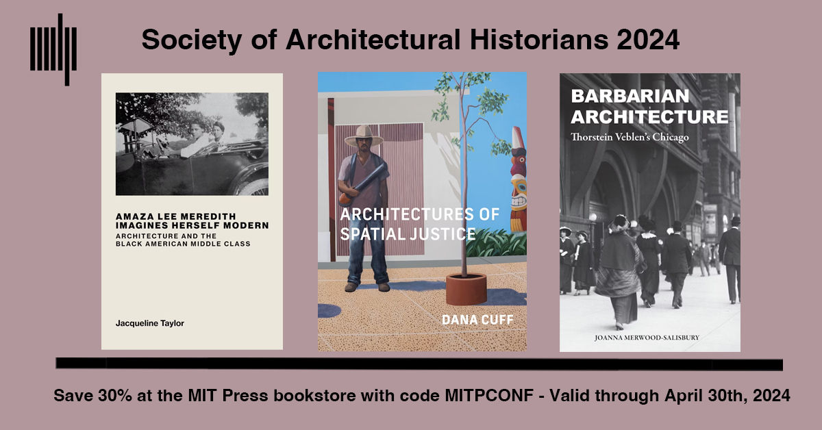 mitpress's tweet photo. @mitpbookstore @SAH1365 @danacuff @jtaylor_arts @thresholds_mit @CritProd View our virtual exhibit here and let us know what you're adding to your reading list!
https://t.co/IZPdLFdTdN https://t.co/7IiOPk2ge1