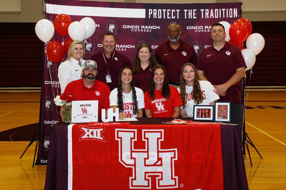 Pictures from Signing Day earlier this week: Kayla Byrd - University of Houston - Track & Field Jayden Bratton - Xavier University (LA) - Track & Field Jackson Herman - University of Illinois - Wrestling Congrats and best of luck at the next level!