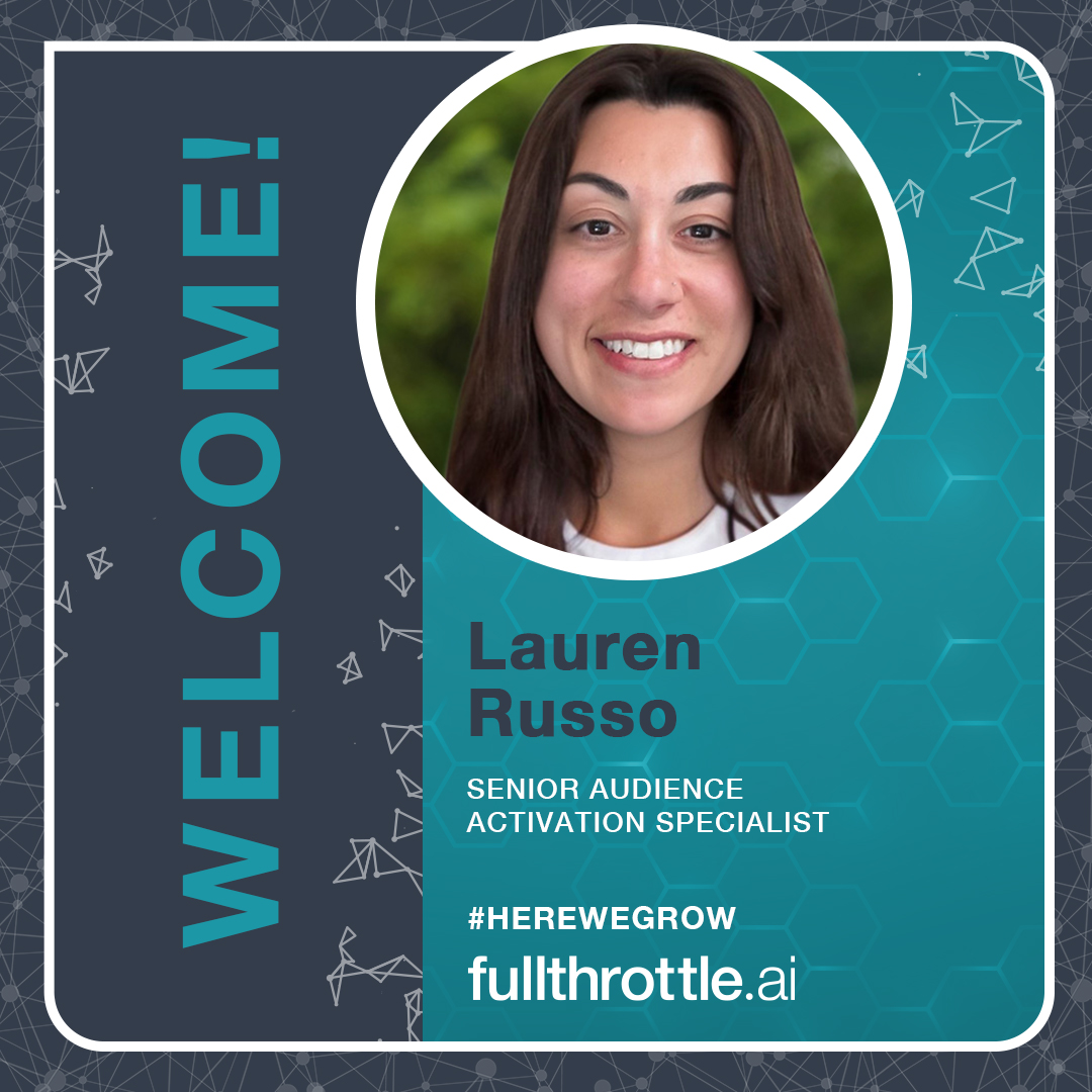 👏 Welcome Lauren Russo to the team! She's a Senior Audience Activation Specialist who will help our clients make the most of every campaign they run. We're so glad she's come aboard! 🥳 #herewegrow