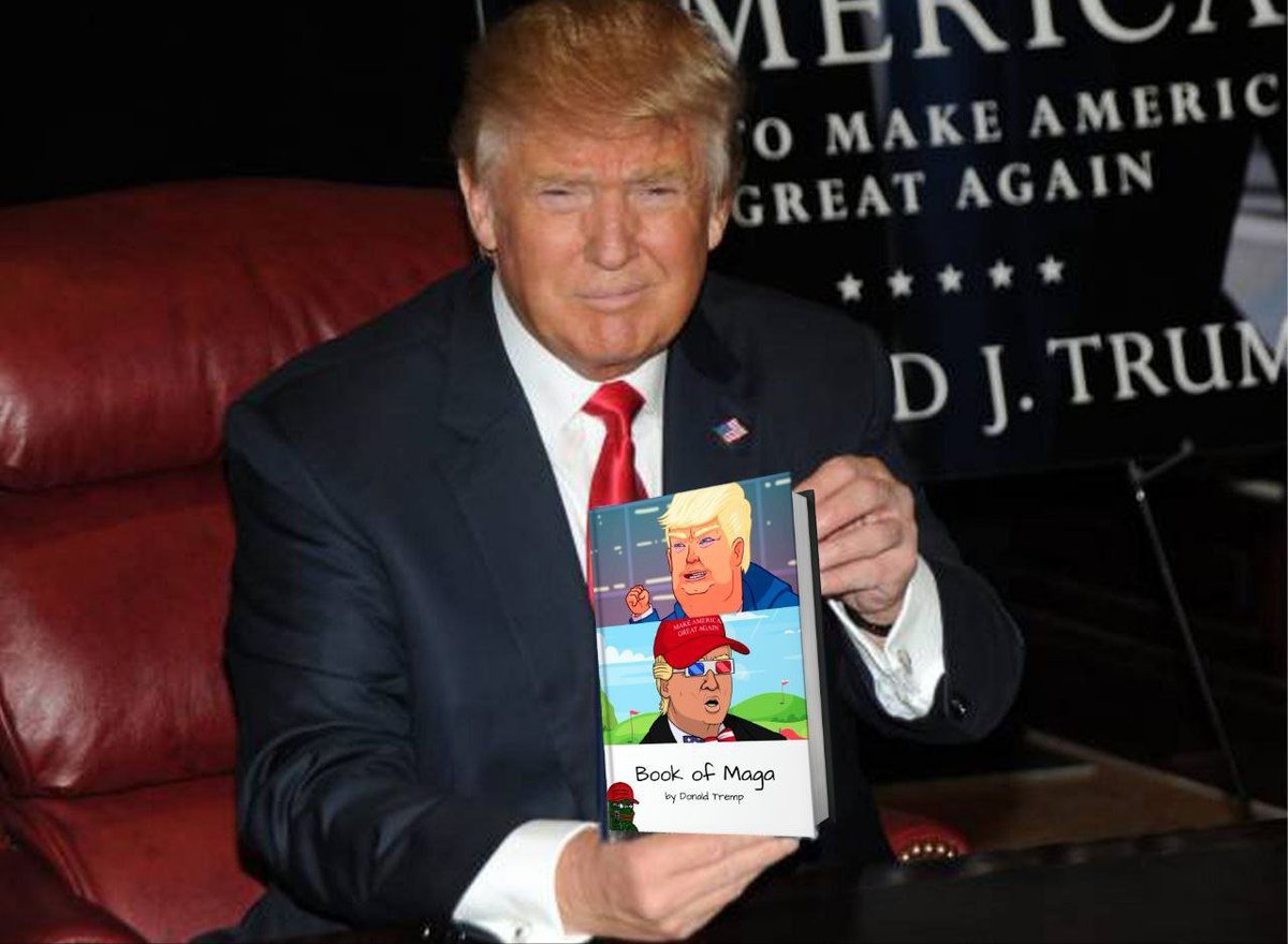 Book of Maga (@boma_sol) on Twitter photo Hi <a href="/realDonaldTrump/">Donald J. Trump</a>!🦅you inspire us day by day and we love you! That's why we're here to bring the Book of Maga to every corner of the world with this new and powerful Memecoin 
🇺🇸#MAGA is our flag and📕 $BOMA our book and we are live on #Solana
cc:<a href="/MAGAMemecoin/">MAGA Memecoin</a> <a href="/RogerJStoneJr/">Roger Stone</a> Hi <a href="/realDonaldTrump/">Donald J. Trump</a>!🦅you inspire us day by day and we love you! That's why we're here to bring the Book of Maga to every corner of the world with this new and powerful Memecoin 
🇺🇸#MAGA is our flag and📕 $BOMA our book and we are live on #Solana
cc:<a href="/MAGAMemecoin/">MAGA Memecoin</a> <a href="/RogerJStoneJr/">Roger Stone</a>