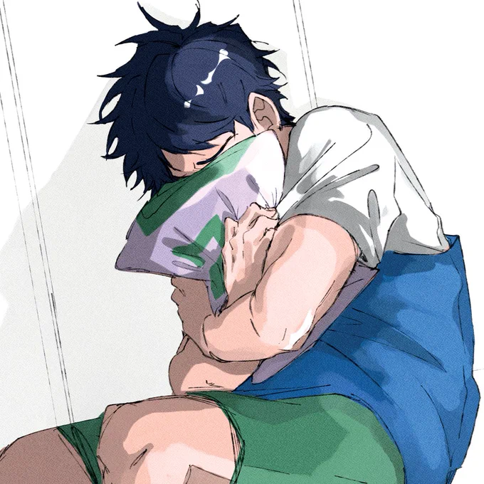 Thank you for the 3 years being my haikyuu emotional support boy captain Moniwa Kaname Resharing my fav piece of him for the anniversary  
