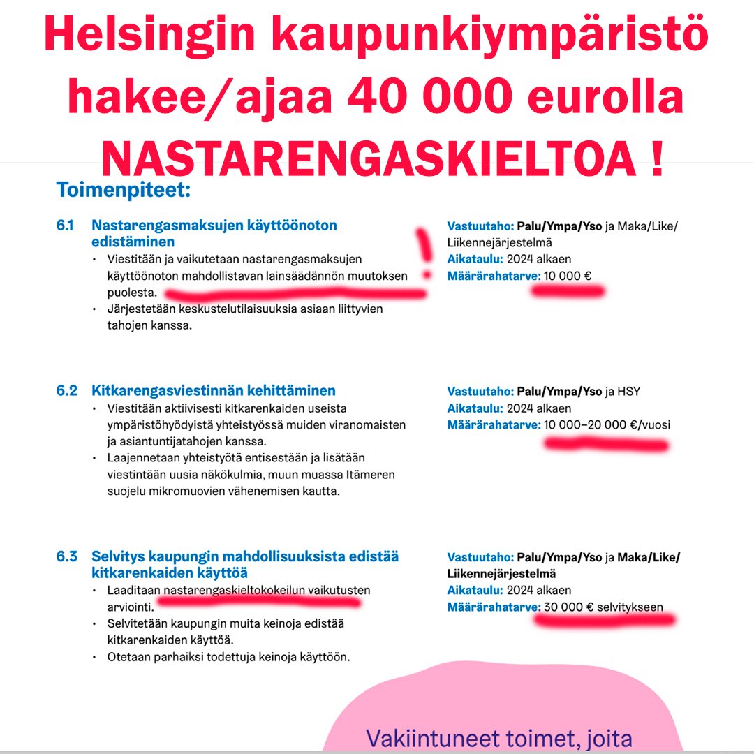 Tiesitkö @HelsinkiKymp edistää sitä, että nastarenkaiden käytöstä menisi nastarengasmaksu? #Liikenneturvallisuus tutkimusten mukaan #nastarenkaat ovat turvallisimmat. 
Mitä mieltä - Haluatko nastarengasmaksut Helsinkiin? Kyllä 😡 EI 👍? 

#nastarengaskielto #helsinki #liikenne