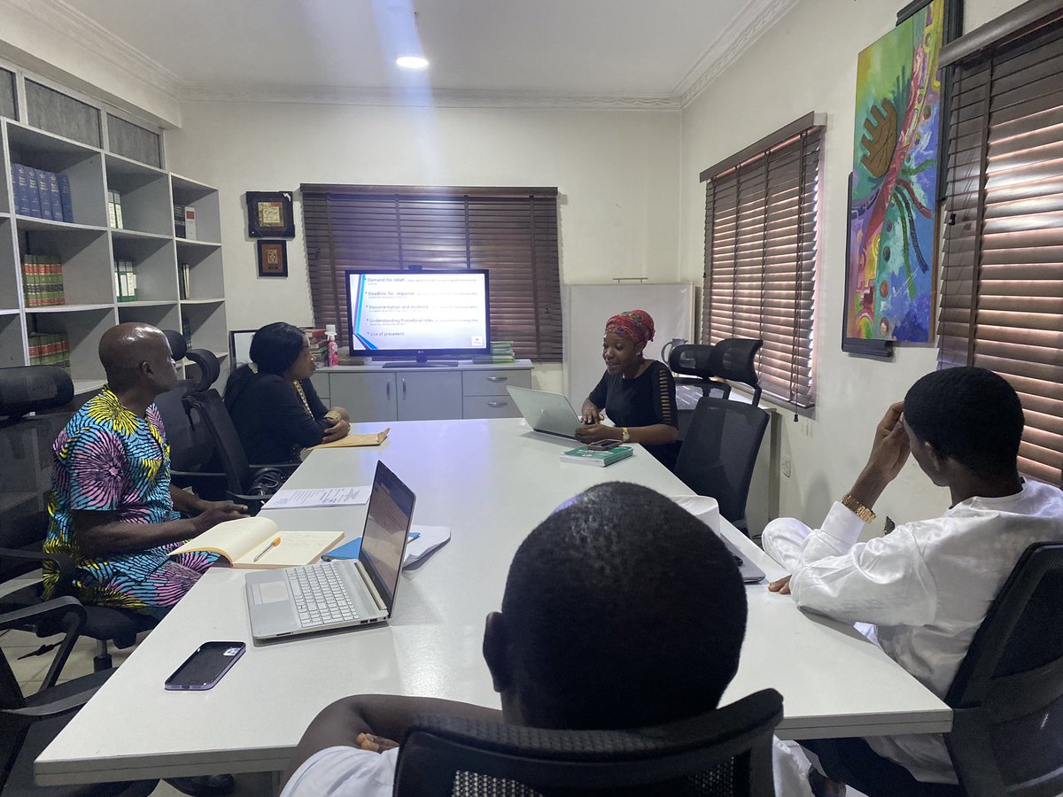 PrimeraLegal's tweet photo. “In writing, there is art. And in art there is craft” - Suri Moore

Our Knowledge Sharing Session for the Month of April was gracefully led by Ms. Judith Ezeonu. The enlightening session was on mastering legal drafting techniques for demand letters, petitions, &amp; court processes. https://t.co/53vVwtGDzz