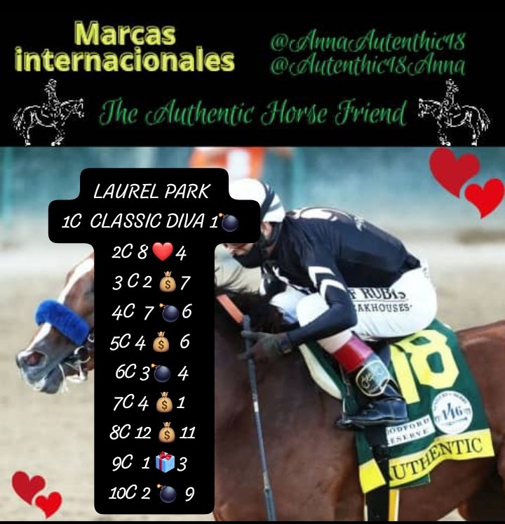 🐎THE AUTHENTIC HORSE FRIEND🐎 🔥ON FIRE🔥 💣🔥WIRE TO WIRE 🔥💣 💣BEST BET💣 LAUREL PARK FRIDAY 19/04/2024 MAY MY HOLY CHRIST BLESS YOU ENORMOUSLY 🙏🤗 TRUST YOUR PULSE SUCCESSES #Hipismo #LaurelPark