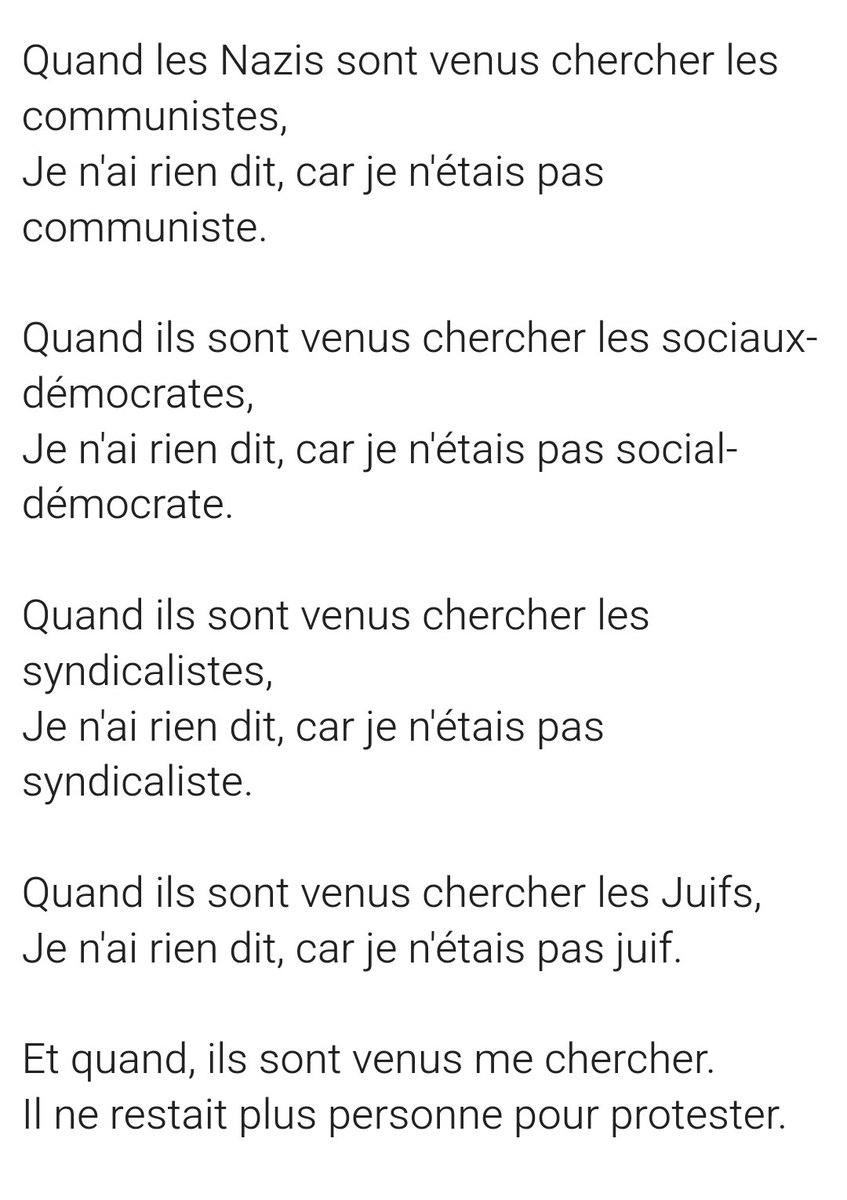 A tous ceux qui se réjouissent ou se terrent dans le silence suite à la convocation de @RimaHas Vos lâchetés participent de l'avènement du fascisme.