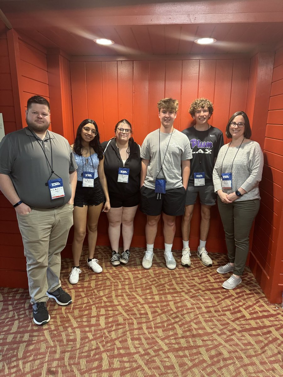 First PSHS TSA Chapter at the State competition - Plum Proud of the group.  Can’t wait to watch this program grow and grow.  It’s a great day to be a mustang.  ⁦<a href="/PBSDSuper/">Dr. Rick Walsh</a>⁩ ⁦<a href="/plumboroughsd/">Plum Borough SD</a>⁩
