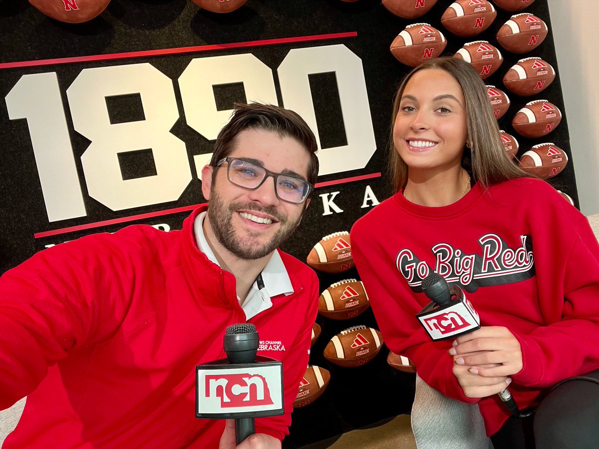 🔴🌽🏐: @HuskerVB outside hitter @merbson chatted with Brandon Aksamit for the @1890Initiative Big Red Rally on @NewsChannelNE! 📺️ Click the link below to support Husker student-athletes through NIL: tinyurl.com/4sse2myp #BigRedRally #1890 #NIL