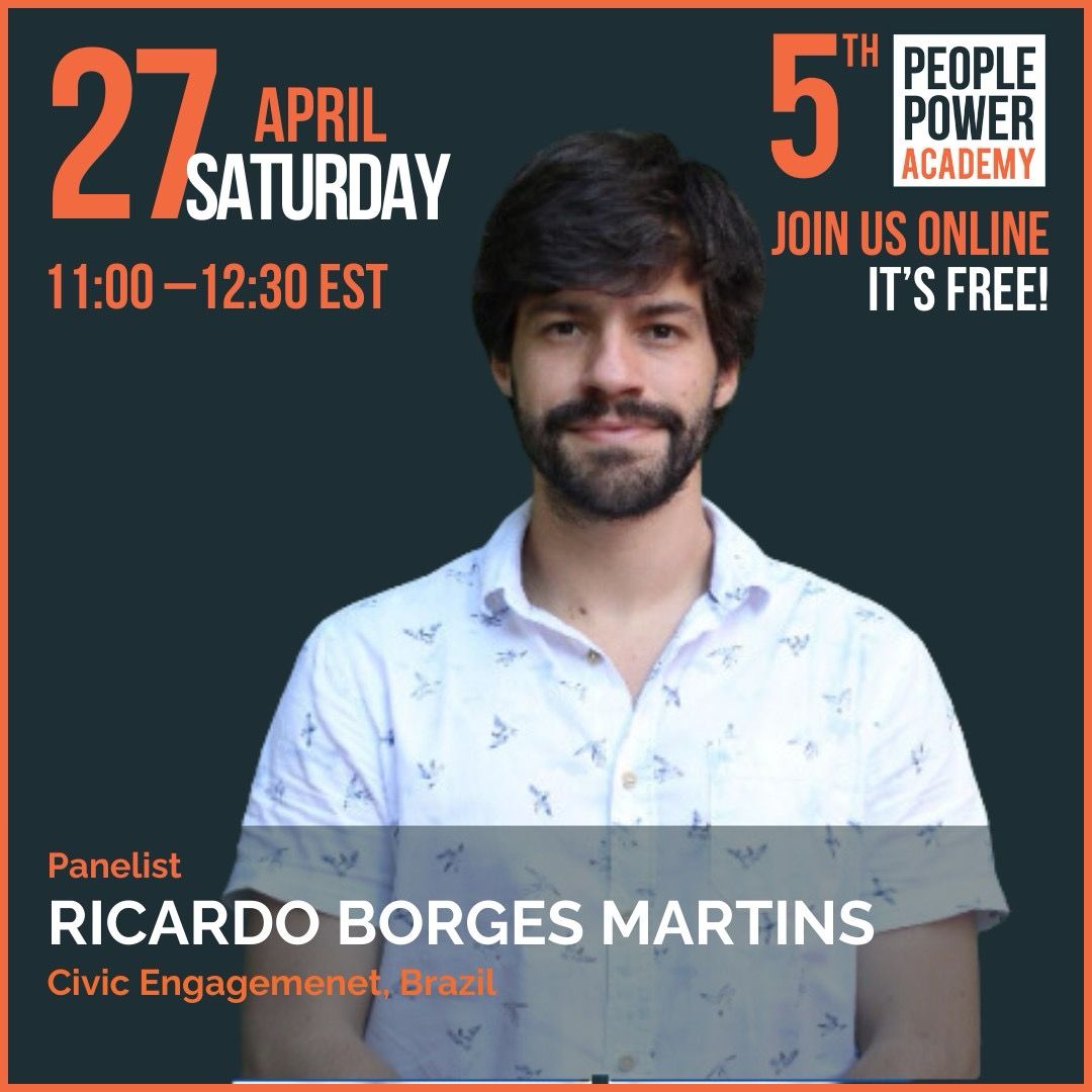 We're thrilled to announce @ricardoborgesma as a panelist for our upcoming discussion on 'Fighting for Change in a Post Truth World'! 📅 Save the Date: 27th April 🌐 Register for the live stream shorturl.at/sJY18 Ricardo is a co-founder and program director at Quid, a