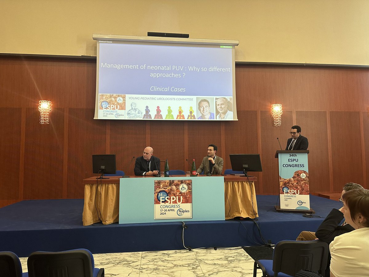 We had a great debate session with our experts #MassimoGarriboli and @YankeeAlphaZulu on a controversial topic #NeonatalPUV Many thanks to our experts for their contribution and also thanks for the interested audience who joined us! #YoungPediatricUrologistsCommittee @ESPUorg