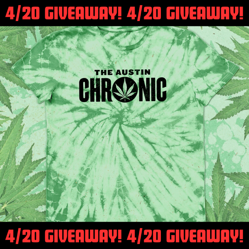 🍃ICYMI: Our Austin Chronic 4/20 Giveaway closes tomorrow at midnight! Don't want to chance it? You can still order Austin Chronic merch on our website with 30% OFF using discount code AUSTINCHRONIC420.

🎁 Enter here: bit.ly/austinchronic-…
🛒 Shop here: bit.ly/austinchronicl…