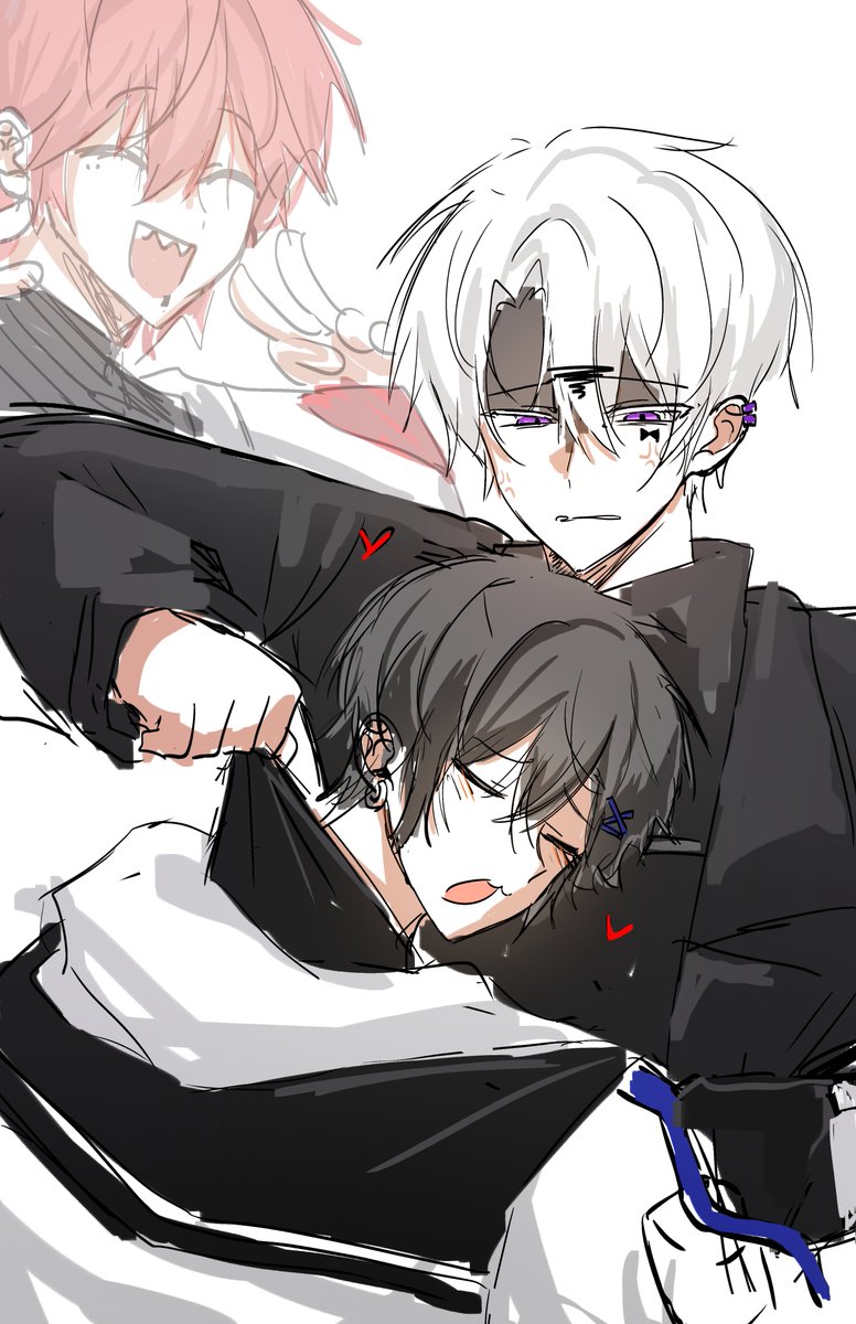 soda_0113o's tweet photo. #jack_art #leeon_art #ryu_art 
오늘의 싱크룸 합방 요약 https://t.co/07ak9grTX6