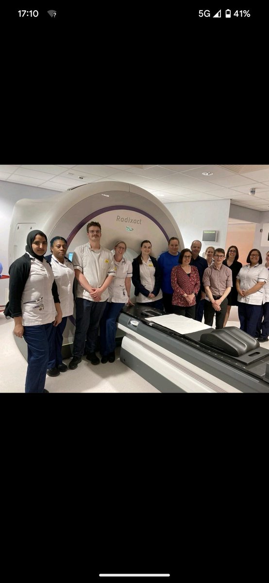 Great teamwork at @uhbtrust who have finished treating the 1st Paediatric Total Body Irradiation patient using the Radixact machine. This machine's remarkable ability to scan quickly and with high quality has significantly enhanced the level of care.  @Accuray #childhoodcancer