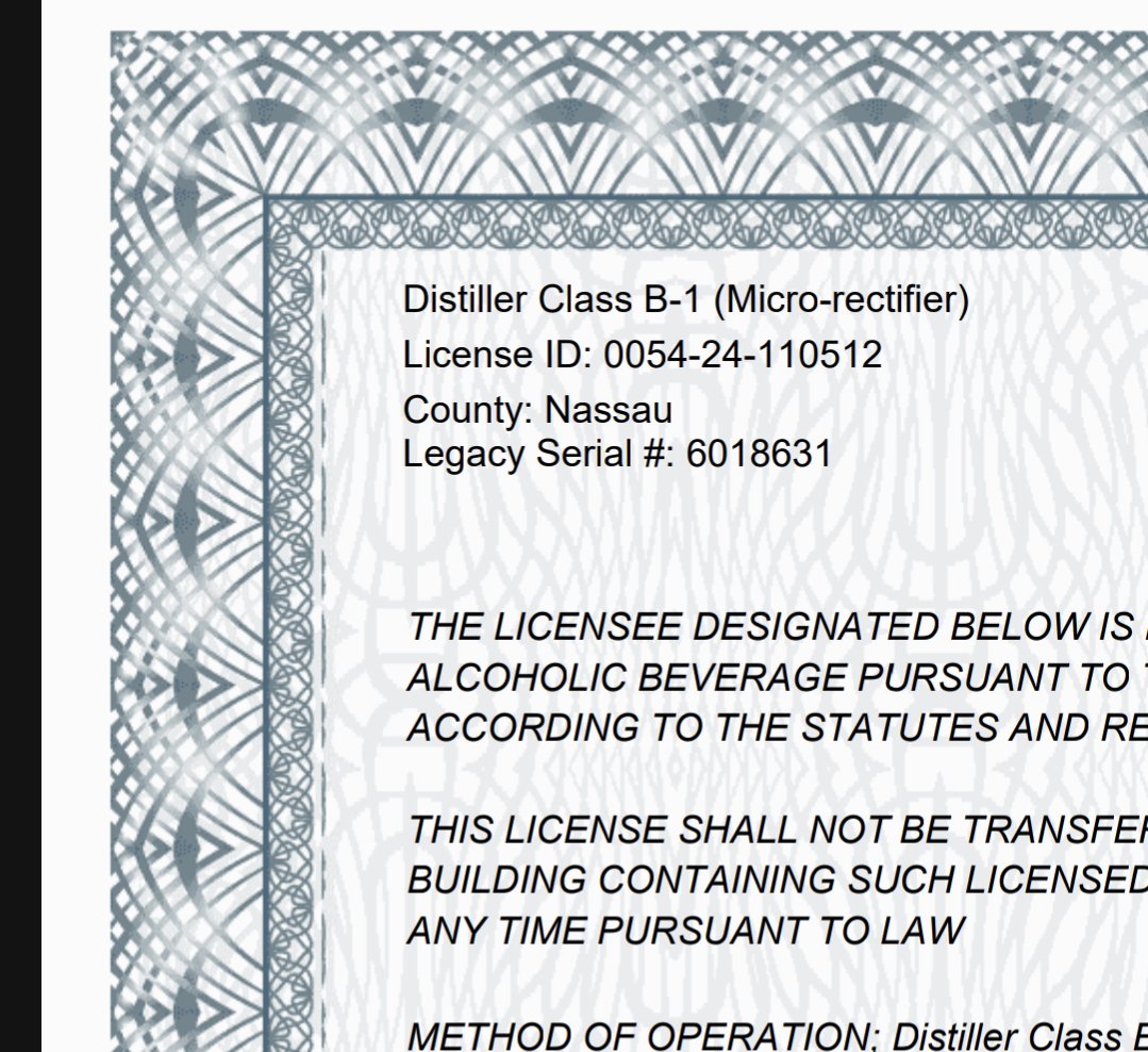 Woot woot! You're looking at at Class B-1 Micro Rectifier baby! Thank you State of New York for only taking 11 months to review my application!