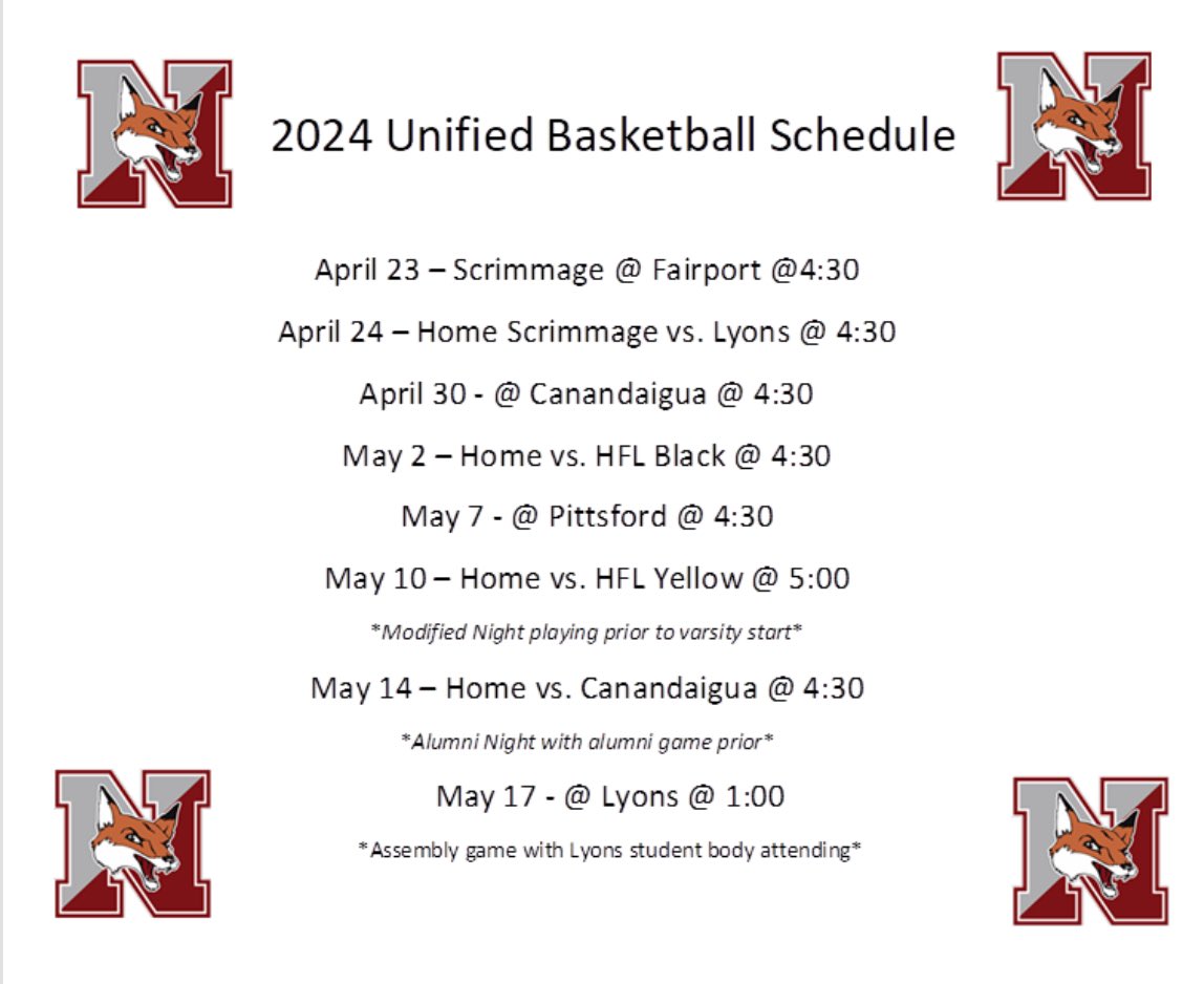 🚨🚨2024 schedule release! 🚨🚨@NewarkCSD @NewarkAthletics @sectionvunified @UnifiedSportsNY @SpecOlympicsNY