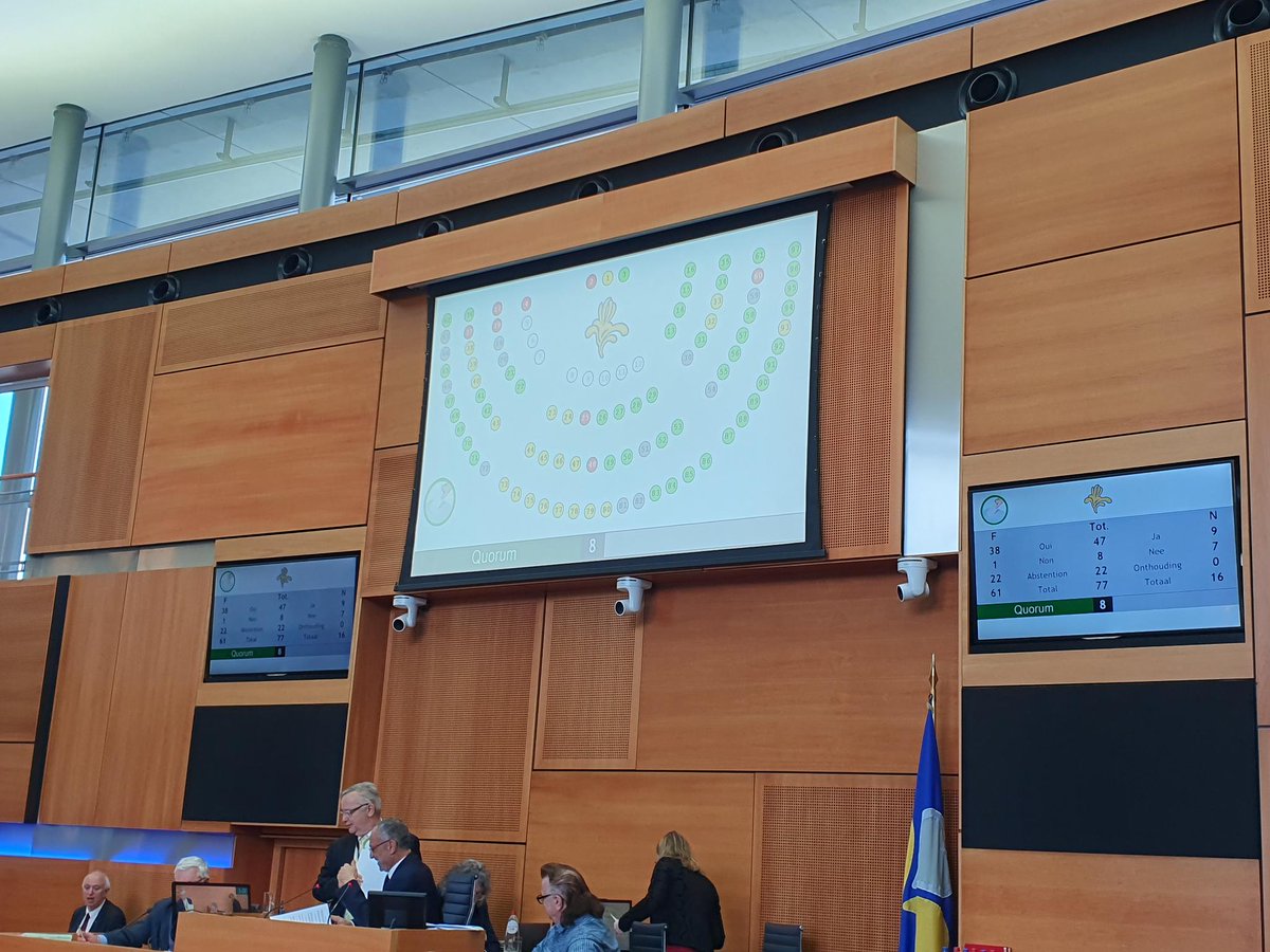 A votre avis, sur quel texte le @psbruxellois autorise le seul vote libre de TOUTE la législature pour ses députés ? L'instauration de la consultation populaire en Région Bruxelloise. (1)