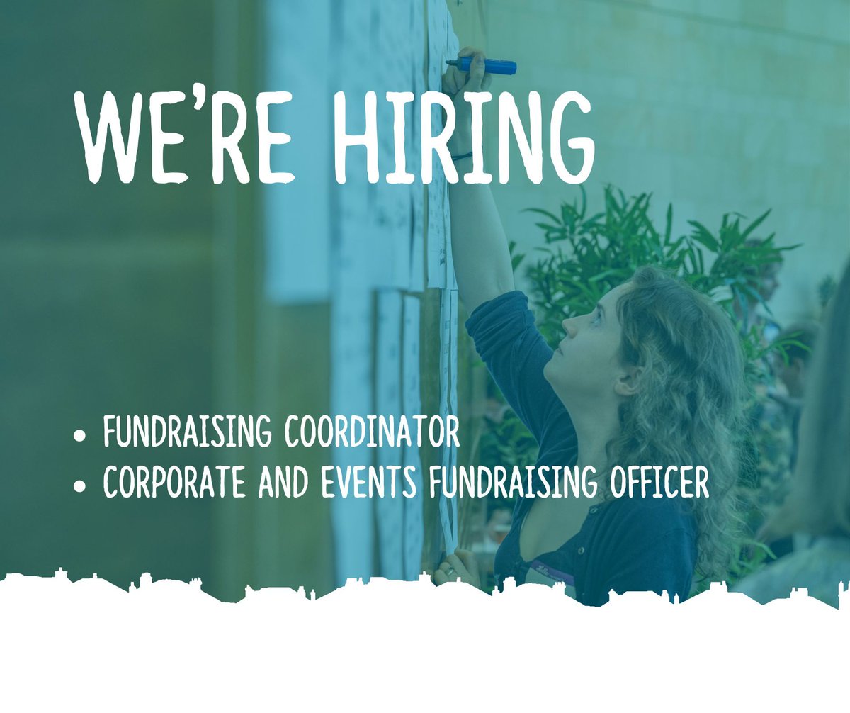 📢 We're hiring for two exciting roles in our fundraising team! - Corporate and Events Fundraising Officer - Fundraising Coordinator Learn more and apply here: buff.ly/3bg4zSy #WorkWithPurpose #Hiring