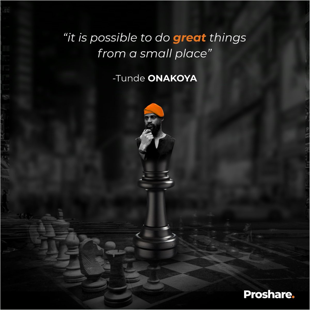 proshare's tweet image. He's not only breaking records, he's breaking boundaries. Go Tunde! 

#ChessMarathonForChange

@Tunde_OD 
@chessinslums