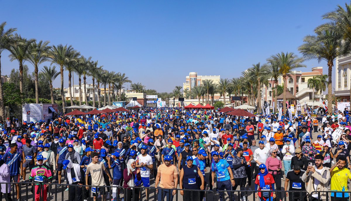 Wonderful to partner again with @bue_official & @CairoRunners for a 2nd Run for SDGs on health & wellbeing #SDG3, a year+ after our 1st run on #climateaction #SDG13,  #COP27.

🙏 to Minister of Youth and Sports, Dr. Ashraf Sobhy and Amb @elkhan_polukhov #COP29 for joining.