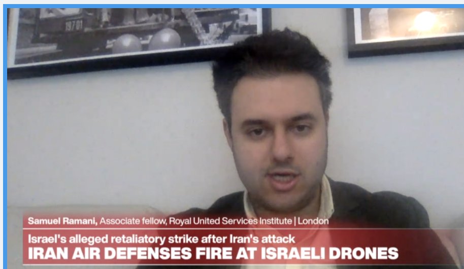 I appeared on France 24 this afternoon I discussed Israel's strike on Iran and what it means for Netanyahu's domestic and international position