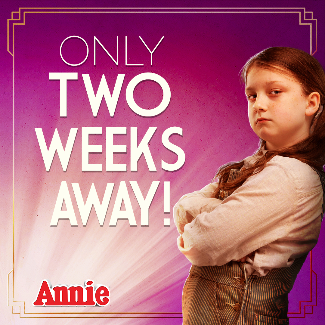 Bet your bottom dollar! We're only two weeks away from the opening night of ANNIE at #TheFox! #AnnieOnTour Get your 🎟️ now: bit.ly/3Q31zNu
