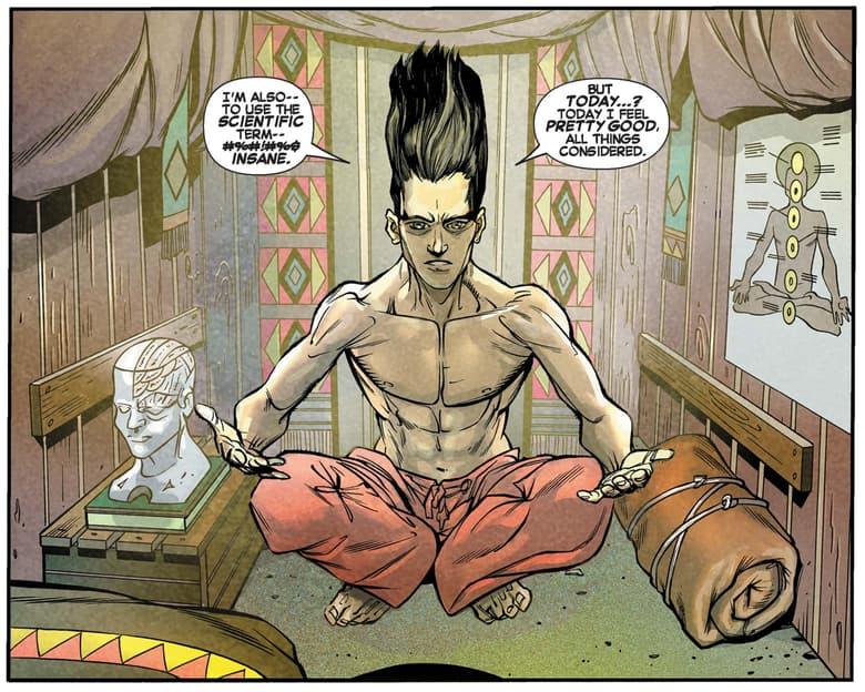 prfxsnatchedwig's tweet photo. #MutantSpotlight on #OmegaMutants: David Haller, aka Legion

David Haller, better known as Legion, is a profound character in the Marvel Universe, especially noted for his Omega-level mutant status and complex psychic powers. Created by Chris Claremont and Bill Sienkiewicz, Legion's multifaceted abilities and psychological depth have made him a captivating figure. He was first mentioned in  New Mutants #25 (November, 1984), and made his first full appearance in New Mutants #26 (December, 1984).

Legion is classified as an Omega Level mutant capable of creating spontaneous mutations and harboring multiple personalities, each controlling a unique power. His vast psychic abilities range from telepathy, telekinesis, to reality-warping powers. Doctor Nemesis once said: "Legion is an omega level mutant who, when whole, can bend time to his will. Causing a spontaneous mutation is most likely well within his capabilities. Whether he's conscious of it or not."

David is the son of Professor Charles Xavier and Gabrielle Haller. His mutation activated tragically when witnessing his step-father's murder, leading to severe psychological trauma and the manifestation of his powers.  His condition deteriorated into a dissociative identity disorder, with each alter ego controlling different aspects of his psionic abilities. This period was marked by internal conflicts within his mind and external battles, influencing significant events in mutant history, such as the inadvertent creation of the "Age of Apocalypse."

Following numerous battles involving his alters, David experienced phases of recovery and relapse. His quest to mend the rift between humans and mutants often put him at the center of pivotal conflicts, leading to his temporary erasure from reality, only to return with his powers intact.

On Krakoa, Legion's role evolved as he joined forces with Nightcrawler and others to establish the Altar, a psychic space helping to safeguard mutantkind. His last known engagements involved confronting new threats alongside the X-Men, and dealing with the ramifications of Orchis' actions on mutant society.

David Haller's journey through the Marvel Universe highlights his struggle with immense power and identity, making him one of the most intriguing and unpredictable mutants. His ongoing story is a testament to his profound impact on X-Men lore and his continuous evolution as a character.

#Legion #OmegaMutant #XMen #MarvelComics #NewMutants #MuirIsland #Krakoa #MutantPolitics