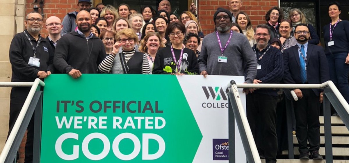 Staff and learners at WM College are celebrating the outcome of their first full Ofsted inspection since 2018. Inspectors visited the college in February and rated the college as “GOOD” 🎊 Read the full article 📲 bit.ly/3PAjbjK #inspiringlearning #ofsted #celebrate