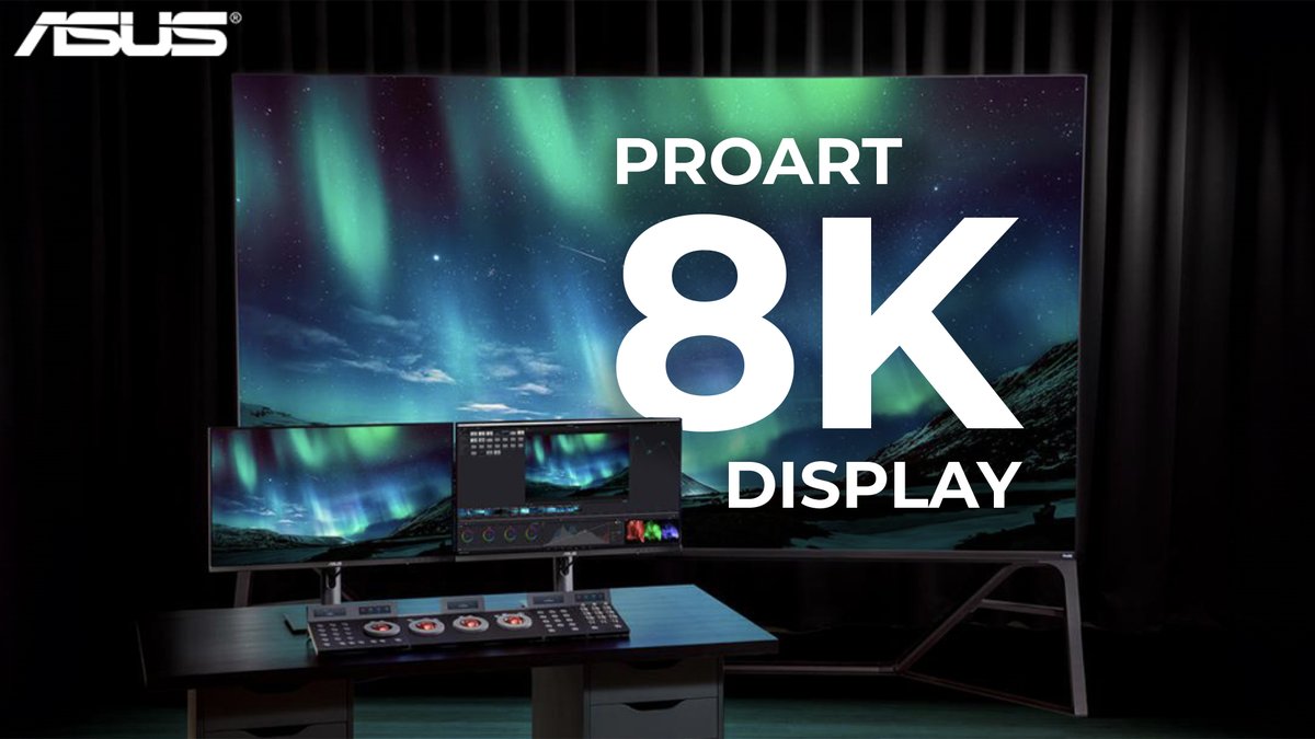 With the debut of the 32” ProArt Display PA32KCX at #NABShow 2024, @ASUSUSA is making it easier for professionals to edit 8K raw content at its native resolution ⬇️ bhpho.to/3Qa5V5r
