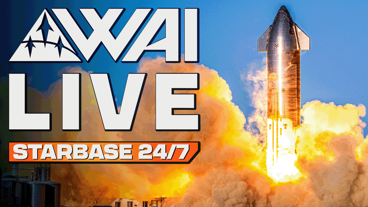 WAI goes LIVE! The WAI Live Starbase 24/7 stream will go live in less than 1 hour! We've worked on this project for a long time, and we're finally ready to share it with you! Tune in at 12 CDT (or any time after, as it will never stop!) Follow me: youtube.com/live/c3C4fEYzj…