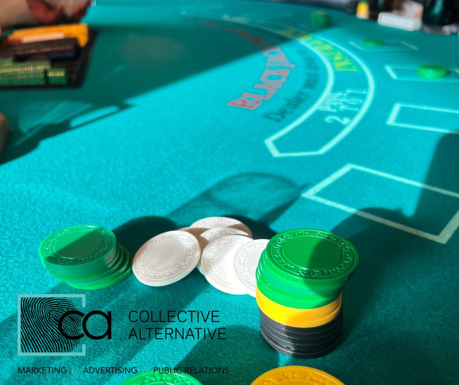 TheCAWay's tweet photo. We had so much fun rolling the dice and raising the stakes at BAGI's annual casino night! 🎲💰 A round of applause to the fun committee for hosting an incredible event!

 #MakingBusinessPersonal #collectivealternative #indymarketingagency #thecaway #indianapolismarketing https://t.co/CvlOZBEHNi