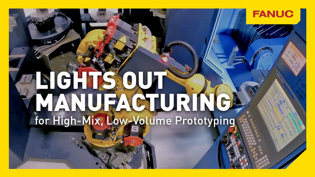Lights out manufacturing for high-mix, low-volume #prototyping with #robotic #automation!🤖 KAD Models acquired two automated #CNC #machinetending systems using #robots from Trinity Robotics Automation, a #FANUC ASI. 🎥Watch the FULL case study: bit.ly/3U3aMql
