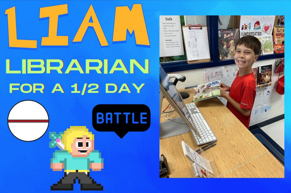 Congrats to 2nd grader Liam who redeemed Dojo points to be the librarian for a 1/2 day! 🎉👏🙌He helped barcode new resources and added grade-level stickers and stamps to new books!🩷📚😊 What a great helper! #SeguinReads #WeAreSeguin @SeguinISD @McQueeneyESISD