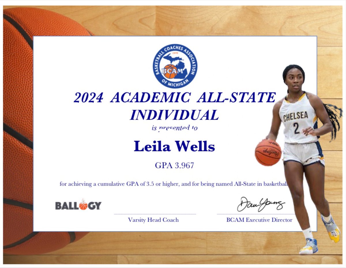 Congrats <a href="/LeilaRose2024/">Leila Wells</a> on 2024 Academic All-State… #BeADOG