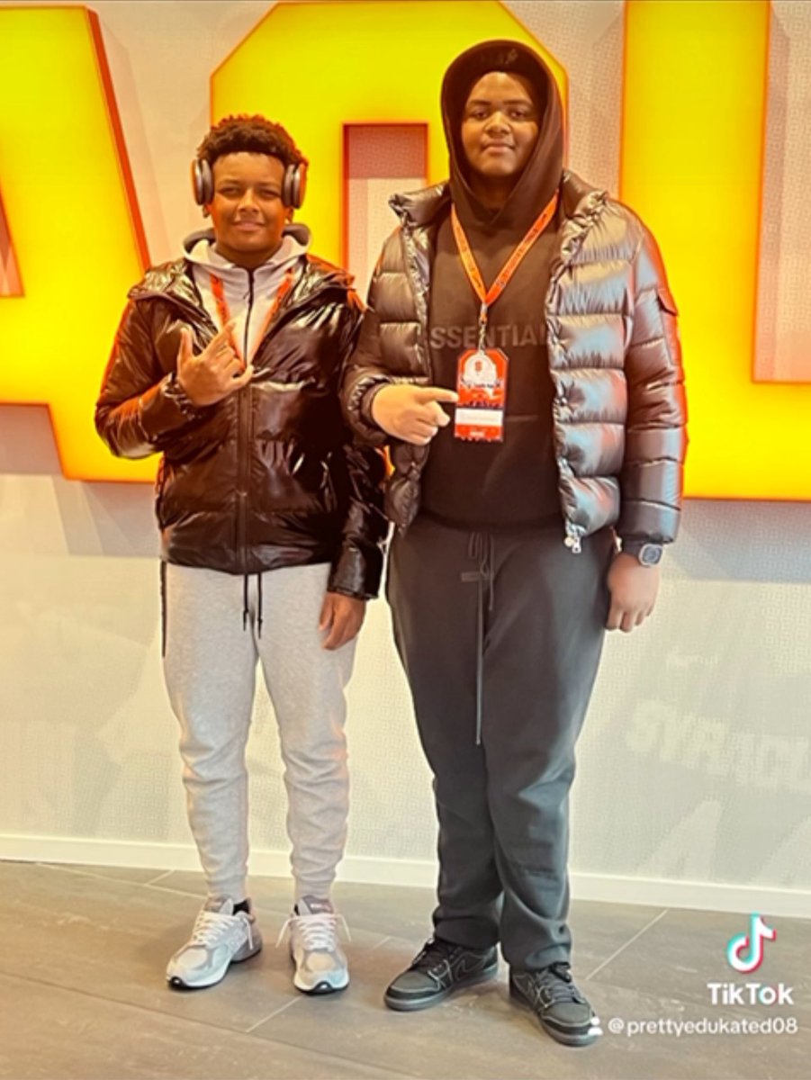 Gratitude to @CuseFootball for the amazing opportunity to attend your spring practice! Honored to be one of the few 8th graders invited. 🙌 @ShabazzHSFB @coachnazoliver @BigBody_Nas8 @AlPopsFootball @Coach_tye7