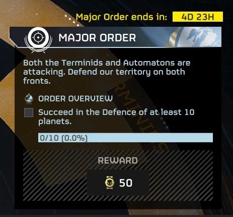 New ' Major order'