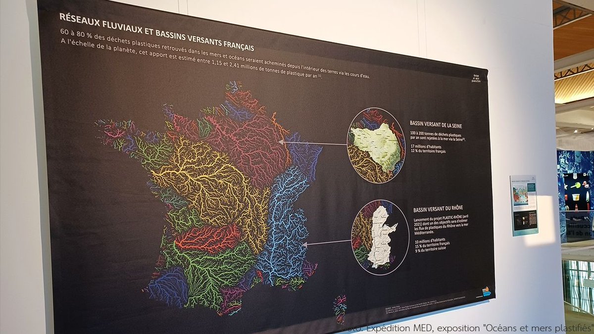 Our maps are part of the amazing educational and scientific exhibition 'Plasticized Oceans and Seas' that was created by the NGO @expedition_med

Check the exhibition online: buff.ly/3TUu0hA
#plasticpollution #oceanplastic #oceanpollution #riverpollution
📷 Expédition MED