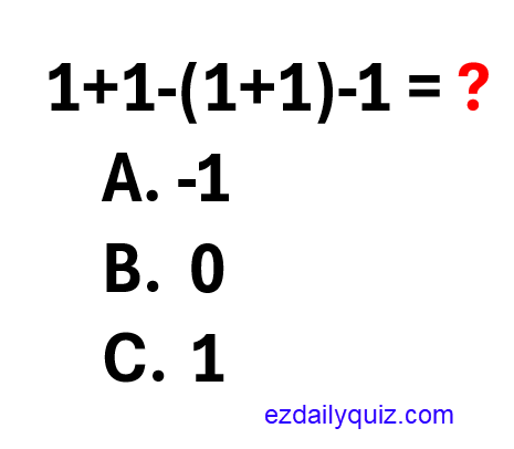 Can you solve today's easy quiz❓
Calculate without calculator❓
#Quiz #RIDDLE #puzzle #math #brainteaser #mindgames #ezdailyquiz