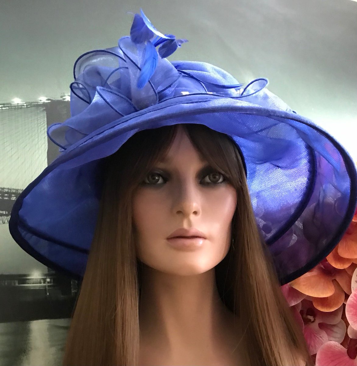 Excited to share the latest addition to my #etsy shop: Cobalt electric blue vintage organza hat with bespoke hat handmade hat pin by classic millinery summer / vintage / church / wedding / retro etsy.me/4aIjO30 #blue #wedding #classic #brightblue #summer #cobaltblue